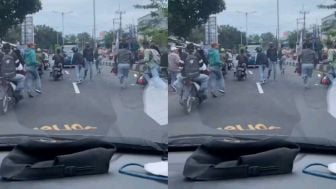 Aparat Polisi Dicurigai Perekam Video Pembubaran Tawuran Pelajar di Bogor