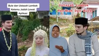 Viral Kisah Ustazah Lombok Menikah dengan Pria Bule, Bertemu Lewat Aplikasi Online