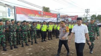 Ratusan Personel TNI Polri Amankan Tabligh Akbar UAS di Kapuas