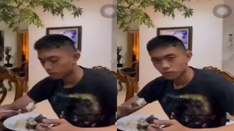 Netizen Salfok dengan Ekspresi Wajah Mario Dandy saat Makan Rawon