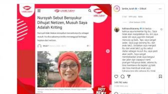 Nursyah Serang Balik Kalina Oktarani : Orang Kawin Cerai, Saya Gak Kenal