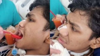 David Sudah Bisa Buka Mata dan Disuap Oleh Perawat