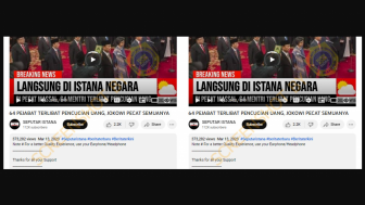 CEK FAKTA: Jokowi Pecat 64 Menteri karena Terlibat Kasus Pencucian Uang
