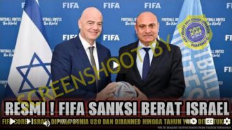 CEK FAKTA: FIFA Resmi Berikan Sanksi Berat ke Timnas Israel