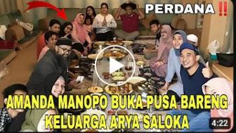 CEK FAKTA : Amanda Manopo Berhijab Saat Bukber Dengan Keluarga Arya Saloka di Bali