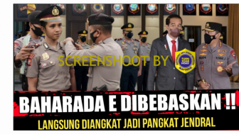 CEK FAKTA: Bharada E Dibebaskan, Langsung Diangkat Jadi Jenderal