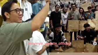 Heboh, Foto Andre Taulany Ajak Karyawannya Belanja Borong Pakaian