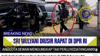 CEK FAKTA: Sri Mulyani Diusir dari Rapat Kerja DPR RI