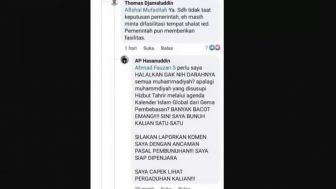 Viral Akun Facebook AP Hasanuddin Ingin Bunuh Muhammadiyah, Polisi Diminta Gerak Cepat
