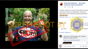 CEK FAKTA: Ganjar Pranowo Pakai Baju Tulisan 'CROT!!'