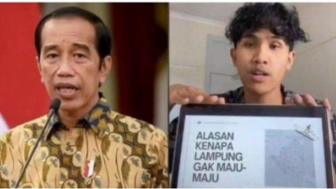 Bima TikToker Sindir Kunjungan Jokowi Telusuri Jalan Rusak di Lampung Pakai Mercy, Warganet: Gak Respect Sama Sekali