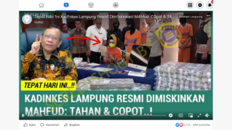CEK FAKTA: Kepala Dinas Kesehatan Provinsi Lampung Reihana Resmi Dimiskinkan