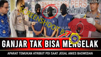 CEK FAKTA: Ganjar Perintahkan Orang untuk Rusak Atribut Kampanye Anies di Jember