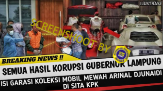 CEK FAKTA: Koleksi Mobil Sport Gubernur Lampung Arinal Djunaidi Disita KPK