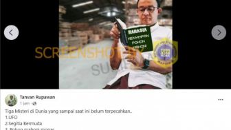 CEK FAKTA: Anies Baswedan Baca Buku Rahasia Menyimpan Pohon Mahoni, Untuk Apa?