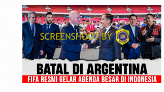 CEK FAKTA: Batal di Argentina, FIFA Tetapkan Indonesia Sebagai Tuan Rumah