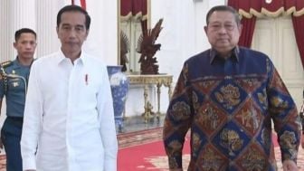 Cek Fakta: Presiden Jokowi Bertemu SBY di Stadion Gelora Bung Karno