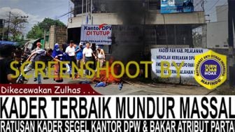 CEK FAKTA: Zulhas Kekeh Dukung Anies, Ratusan Kader PAN Bakar dan Segel Kantor DPW