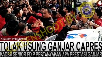 CEK FAKTA: Tolak Capreskan Ganjar, Kader Senior PDI-P Deklarasikan Anies