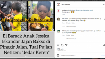 Anak Jessica Iskandar Dihujat Karena Makan Bakso di Pinggir Jalan: Lebay Lu