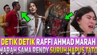 Cek Fakta: Raffi Ahmad Marah ke Rendy, Suruh Hapus Tato Wajah Syahnaz