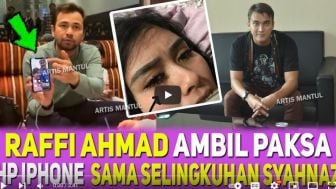 CEK FAKTA: Raffi Ahmad Ambil Paksa iPhone Rendy Kjaernett yang Diberi Syahnaz