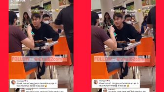 Rendy Kjaernett Ketangkap Kamera Amatir Asik Makan di Food Court