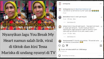 Tessa Mariska di Undang Nyanyi di TV, Warganet Kesal: Jangan Gila-gila Rating Lah