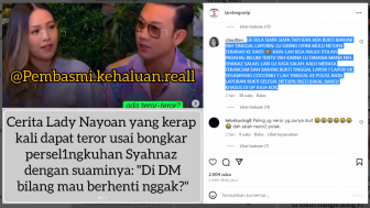 Ngaku Diteror, Lady Nayoan Dihardik Netizen: LU GIRING OPINI MULU