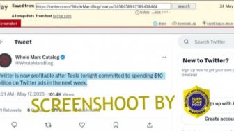 CEK FAKTA: Twitter Ambil Untung Setelah Tesla Alokasikan Dana 10 Miliar USD untuk Iklan