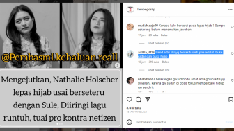 Nathalie Holscher Lepas Hijab, Netizen Sebut Trend Artis Sekarang