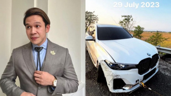 Kecelakaan Aneh Jordi Onsu, 3 Ban Pecah Bersamaan, Seperti Terdorong dari Belakang
