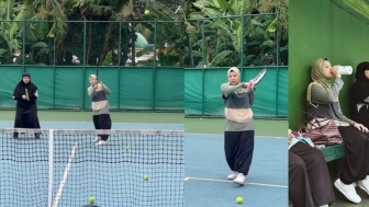 Pakai Busana Syar'i Saat Main Tenis, Natasha Rizky Disindir Warganet: Bukan Adem tapi Gerah