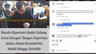 Rendy Kjaernett Kecelakaan, Netizen Singgung Reaksi Syahnaz: Aduh Sayang Aku Kecelakaan, Pengen Banget Peluk Dia