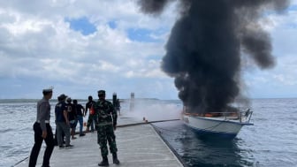 Kapal di Nusa Penida Meledak Saat Mesin Dihidupkan