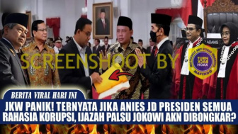 CEK FAKTA: Jika Jadi Presiden, Anies Bongkar Korupsi Era Jokowi, IKN Baru Dibatalkan