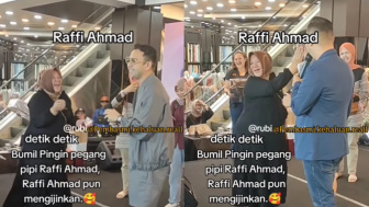 Raffi Ahmad Rela Pipinya Dipegang Ibu Hamil, Publik: MasyaAllah, Baiknya