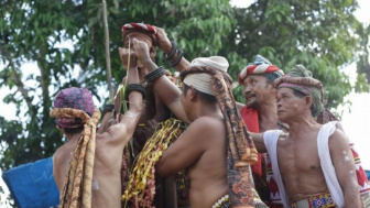 Mengenal Ijame, Ritual Adat Kematian Tertinggi Suku Dayak