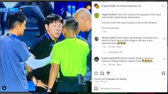 Foto Shin Tae Yong Marah dengan Wasit Viral di IG, Publik: Naik Tensi Karena Keputusan Aneh