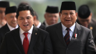 Peringkat Pertama Bakal Calon Wakil Presiden Prabowo, Erick Thohir: Artinya Apa?