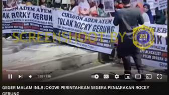 CEK FAKTA: Akhirnya, Jokowi Penjarakan Rocky Gerung