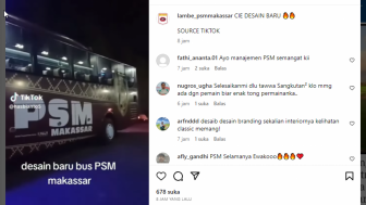 Heboh, Video Penampilan Baru Bus PSM Makassar, Publik Sindir Gaji Pemain