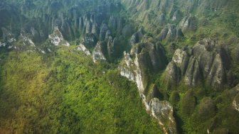 Karst Sangkulirang Mangkalihat di Kaltim, Sempat Dinominasikan Jadi Situs Warisan Dunia UNESCO