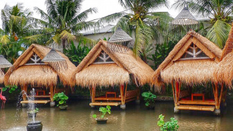 Gubuk Makan Segara Bambu, Restoran Keluarga Unik di Bali