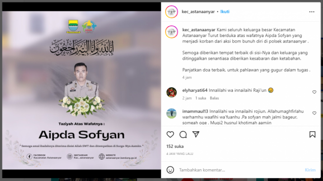 Doa Terus Mengalir untuk Aipda Sofyan: Pahlawan yang Gugur dalam Tugas