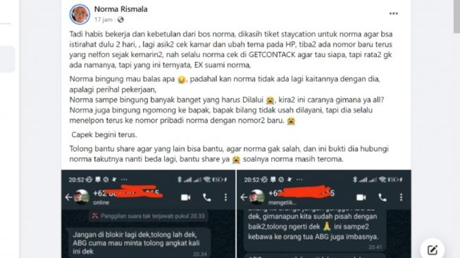 Curhat Terbaru Norma Risma, Ngaku Lelah karena Terus Diteror Mantan Suami