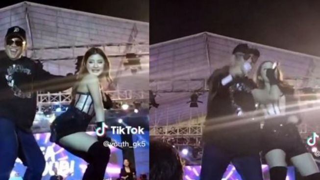 Viral, Wali Kota Tegal Asyik Goyang Bareng Uci Sucita, Tangannya Lincah