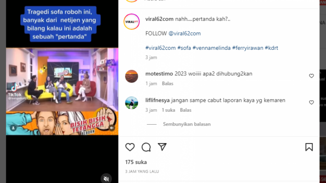 Tragedi Sofa Roboh Ini Disebut Pertanda Buruk Buat Rumah Tangga Venna Melinda dan Ferry Irawan, Kok Bisa?