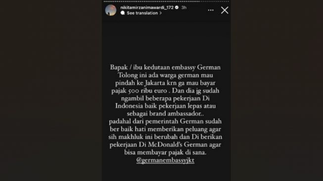 Keributan Nikita Mirzani Dan Bunda Corla Dipantau Kedubes Jerman