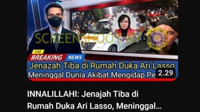 Beredar Video Sebut Ari Lasso Meninggal Dunia, Ternyata Begini Faktanya